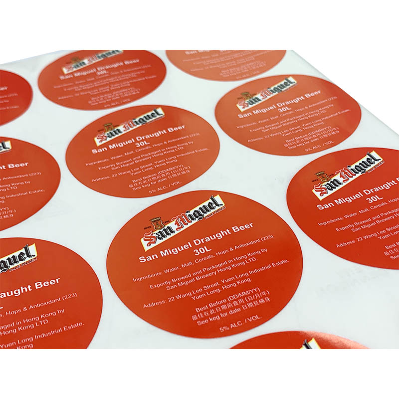 Custom Food And Beverage Labels, Glass Bottle Label Printing, Waterproof Labels For Beverage Packaging, Food Label Design And Production